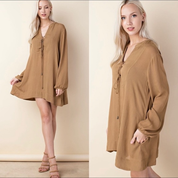 Pocket tunic dress. - Picture 2 of 2
